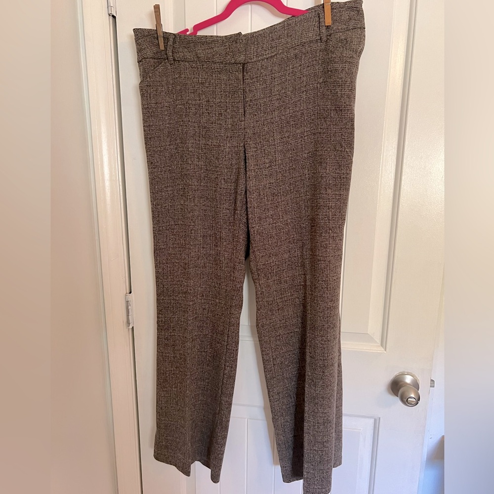 Brown tweed New York & co trouser